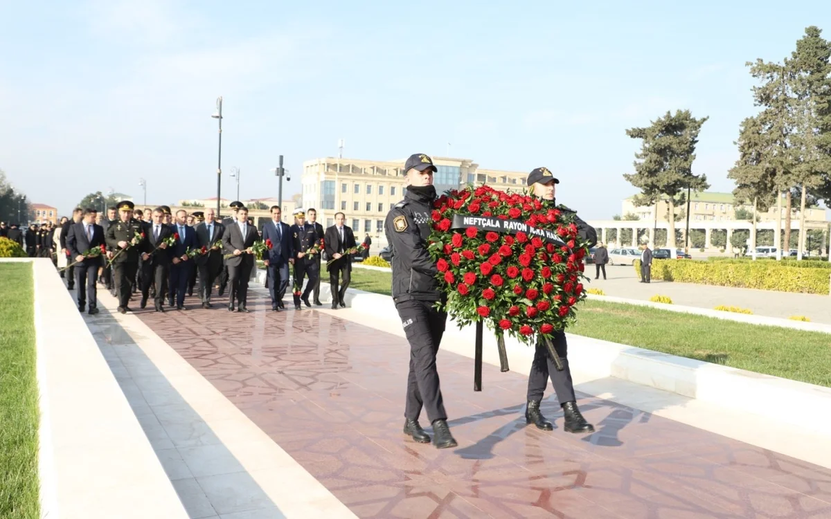 Neftçalada Ulu Öndərin əziz xatirəsi anılıb FOTOLAR