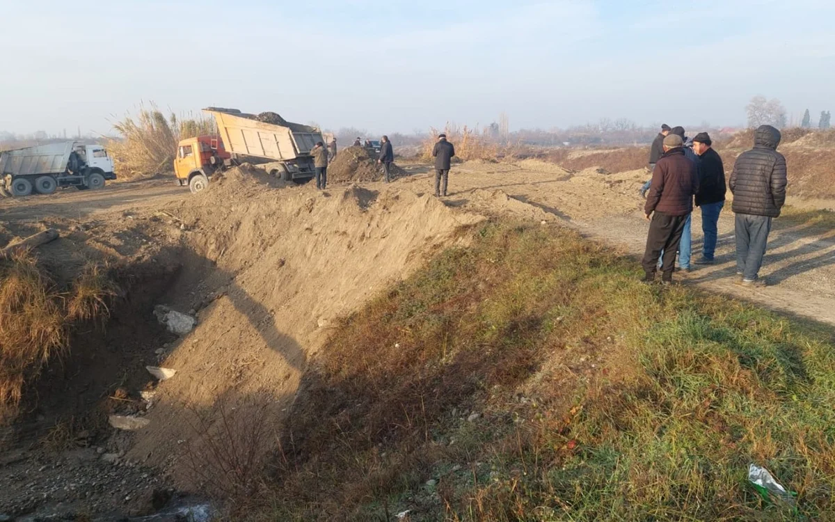 Şirvan suvarma kanalının bir hissəsi bərpa edilib