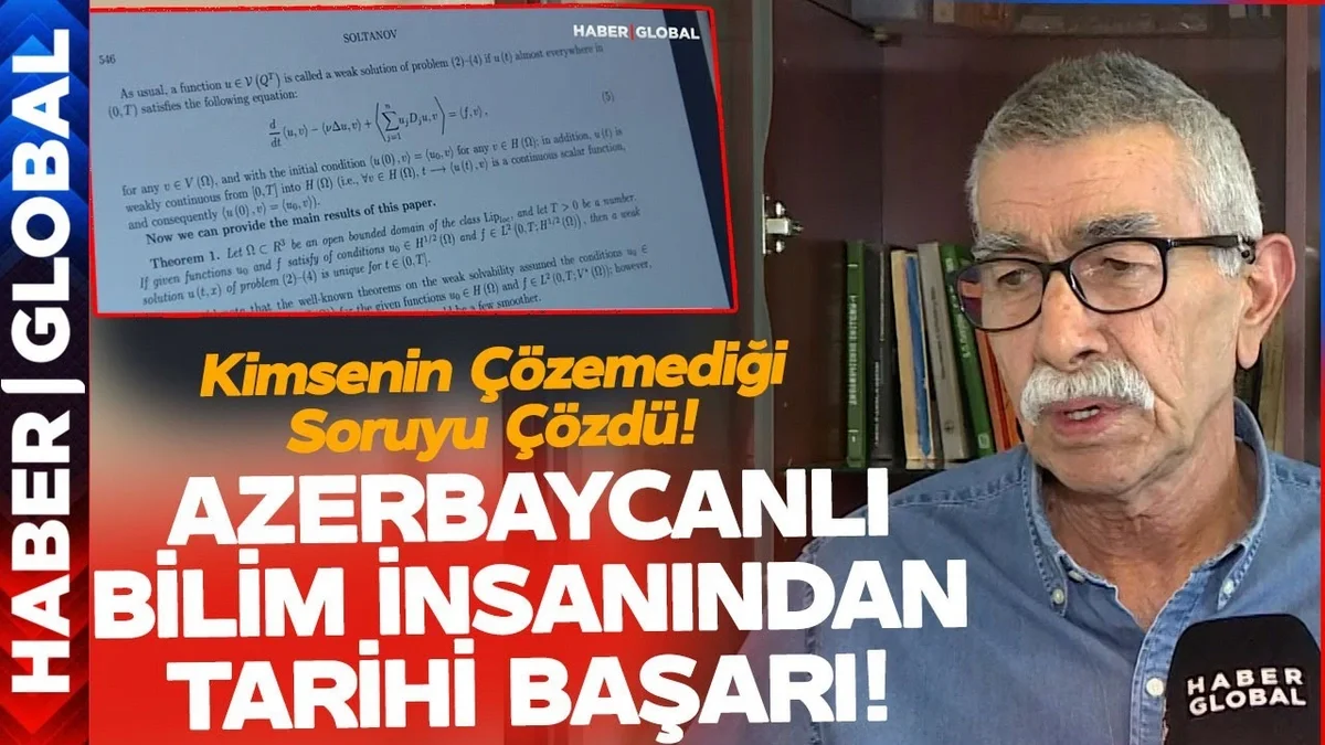 Azərbaycanlı alim tarixi nailiyyətə imza atdı VİDEO