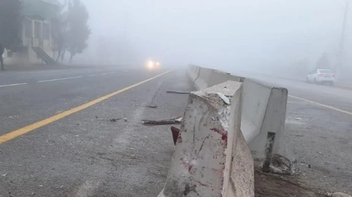 Qubada yol qəzası olub, xəsarət alan var