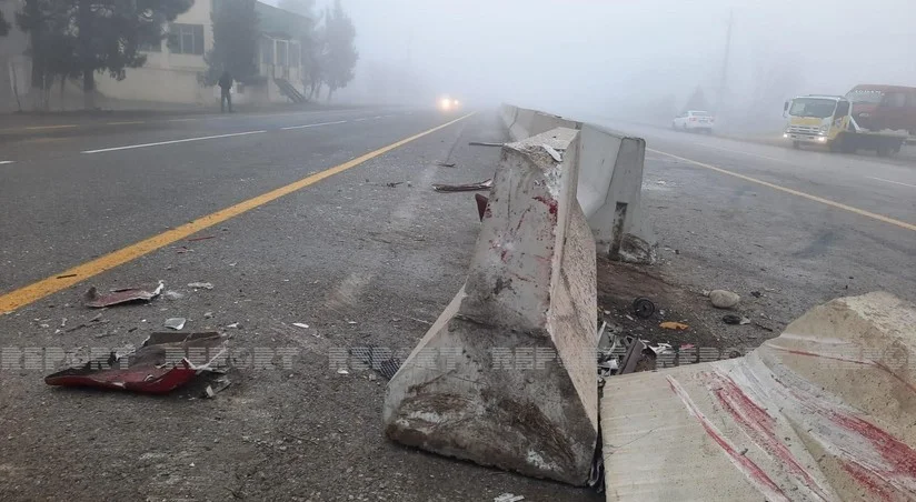 Qubada yol qəzası olub, xəsarət alan var