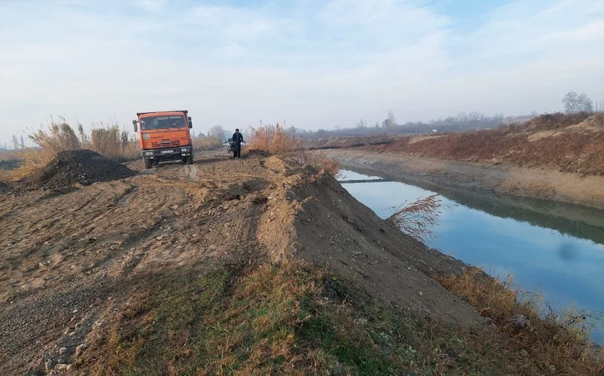 Şirvan kanalının Göyçaydan keçən hissəsi tam bərpa edilib