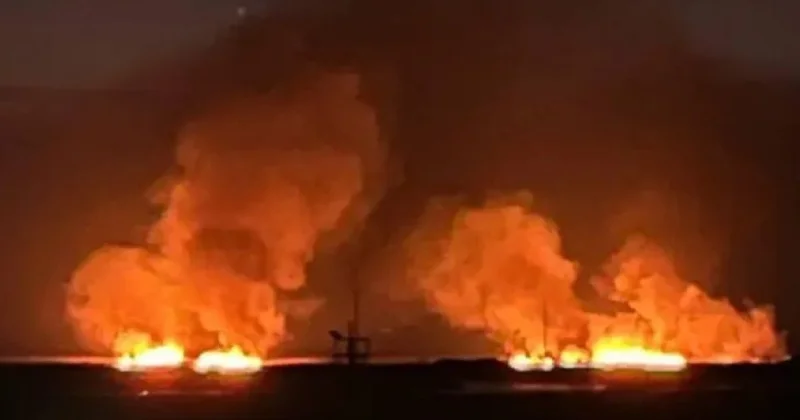 Дроны атаковали Саратовский НПЗ видео