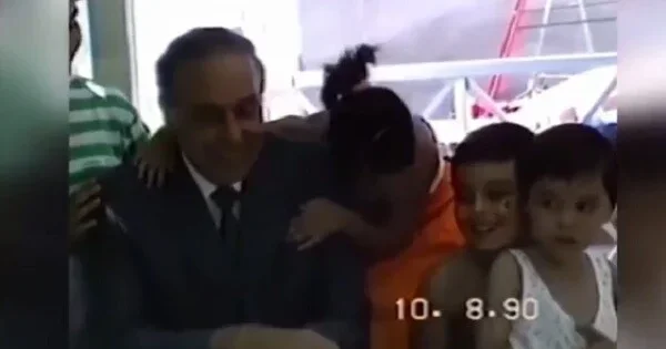Heydər Əliyevin nəvələri ilə səmimi videosu
