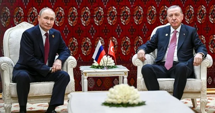 Эрдоган встретился с Путиным в Ашхабаде Minval Politika