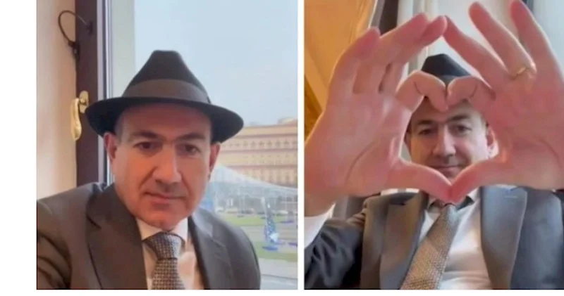 Paşinyanın Moskva hoqqası: FSB binası nəyə eyhamdır? VİDEO