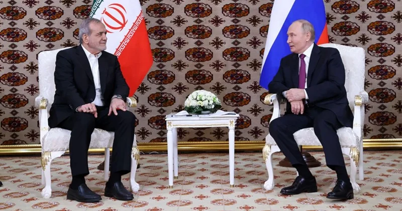 Aşqabadda Putin və Pezeşkian arasında görüş olub