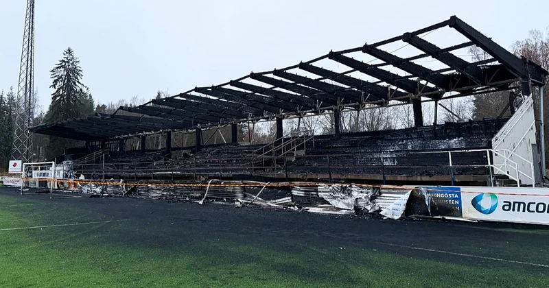 Liqa hüsranı vandalizmə çevrildi Üç yeniyetmə stadionu yandırdı