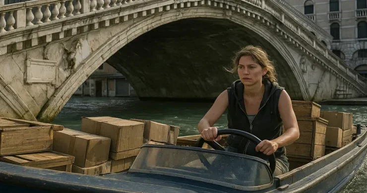 Qadın gəmini qaçırıb qəza törətdi