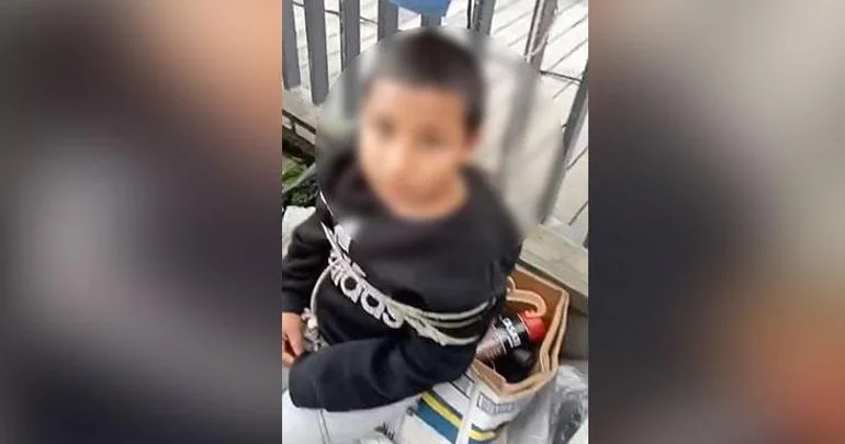 9 yaşlı uşağı iplə bağlayıb VİDEOya çəkdilər, cinayət işi açıldı