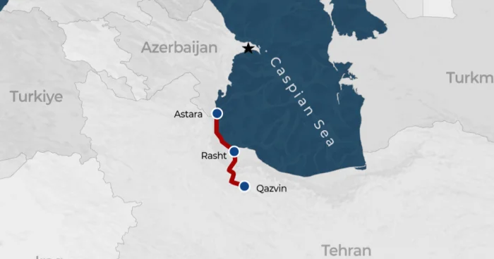 Pezeşkiyan: Rəşt Astara dəmir yolunun tikintisi qurtarmaq üzrədir