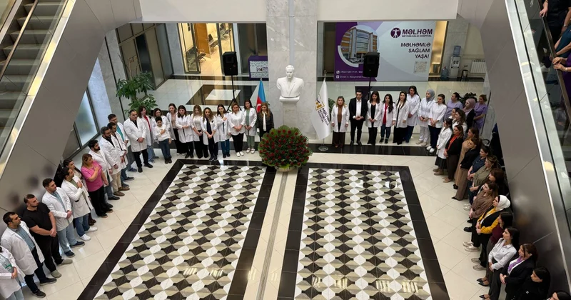 Ümummilli Lider Heydər Əliyev Məlhəm Beynəlxalq Hospitalda anılıb FOTOLAR