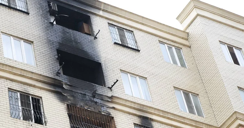 Возросло число погибших при пожаре в жилом комплексе Qobu Park Minval Politika