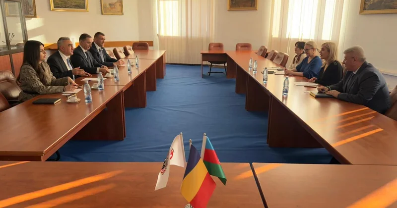 Vəkillər Kollegiyasının rəhbərliyi Rumıniyanın Ədliyyə Nazirliyində görüş keçirib