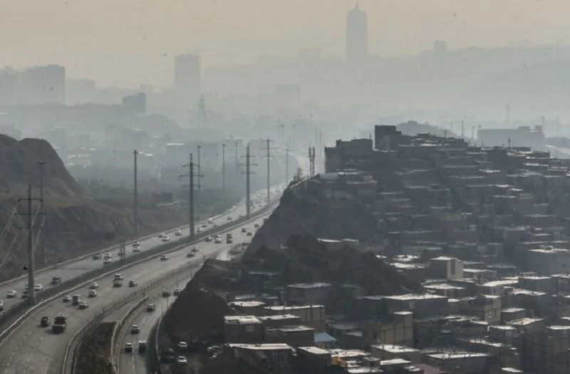 Təbrizdə hava çirkliliyi təhlükəli vəziyyətə yaxınlaşır Meteoroloji xəbərdarlıq