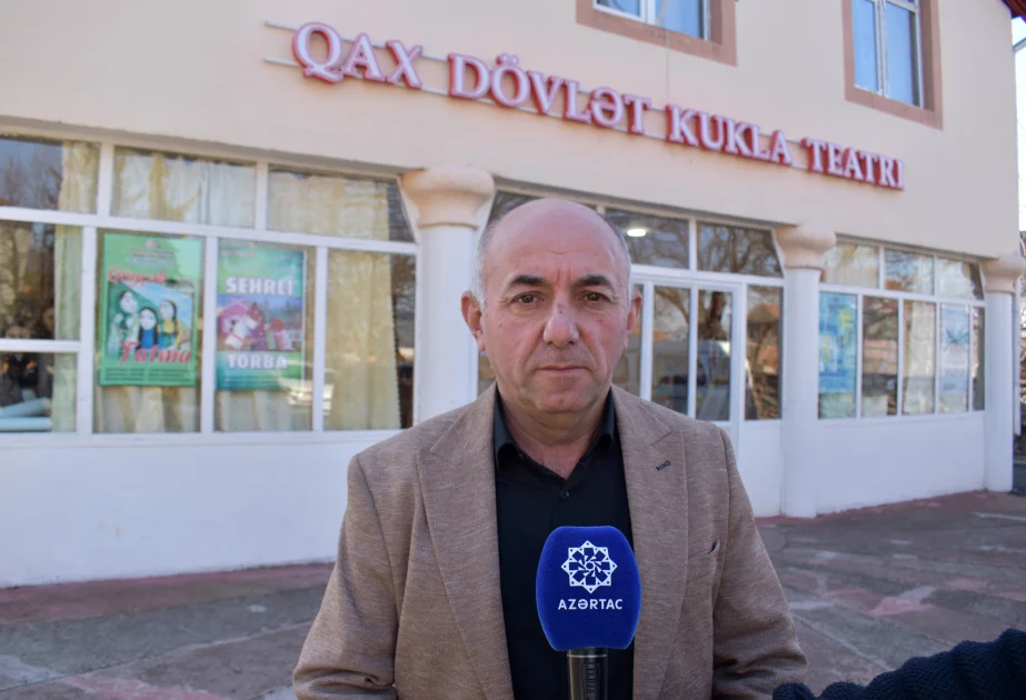 Qax Dövlət Kukla Teatrında yeni tamaşa hazırlanır AZƏRTAC