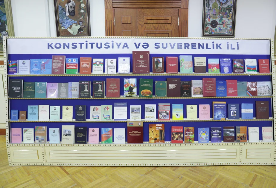 BDUda “Konstitusiya və Suverenlik İli” ilə bağlı kitab sərgisi təşkil olunub AZƏRTAC