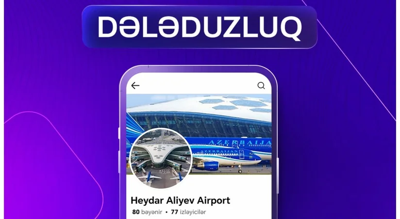 ETX: Heydər Əliyev Beynəlxalq Aeroportunun adından saxta kampaniyalar var