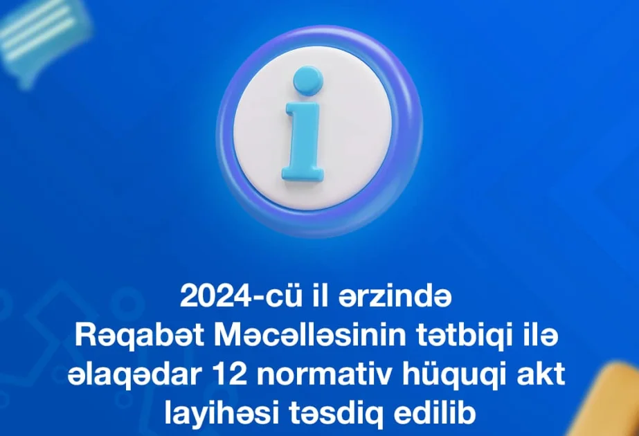 Bugünədək 12 normativ hüquqi akt layihəsi təsdiqlənib AZƏRTAC