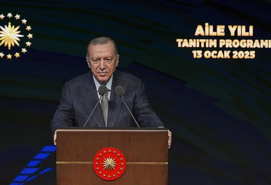 Türkiyə Prezidenti ailə dəyərlərini qorumağa çağırıb AZƏRTAC