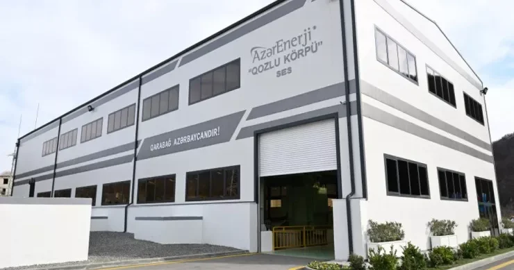 Prezident Ağdərədə “Qozlukörpü” SES in açılışını etdi