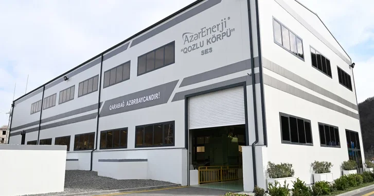 Президент Ильхам Алиев принял участие в открытии ГЭС Гозлукёрпю в Агдеринском районе