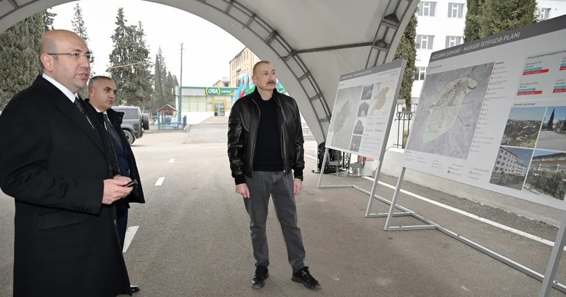 Ильхам Алиев ознакомился с Генеральным планом города Агдере