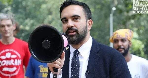 Zöhran Məmdani Nyu Yorkda etirazçılara qoşuldu Video