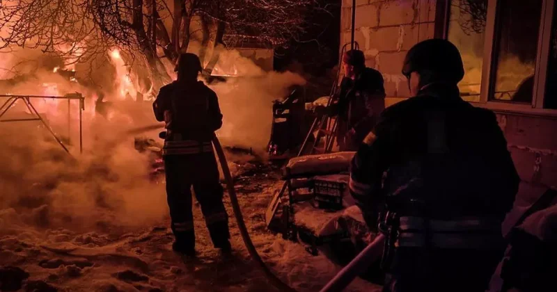 Киевская область подверглась новой российской атаке ФОТО