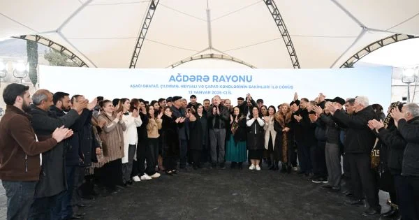 PREZİDENT SAKİNLƏRƏ GÖRÜŞDÜ: Necə yerləşmisiniz burada? FOTOLAR