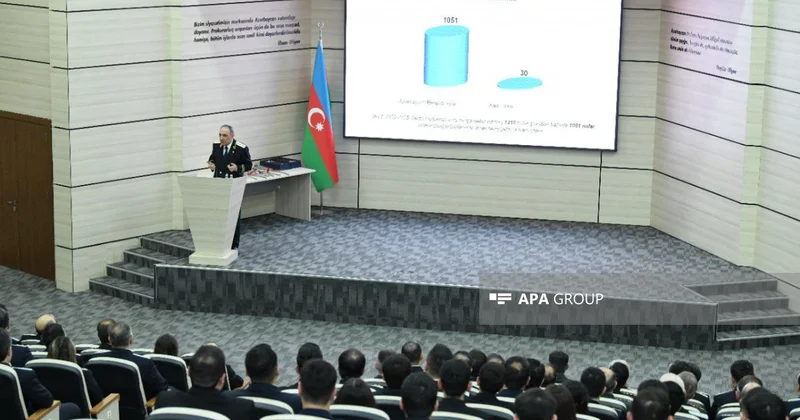 Müsabiqə yolu ilə prokurorluq orqanlarına işə qəbul edilənlərin andiçmə mərasimi keçirilib FOTO YENİLƏNİB