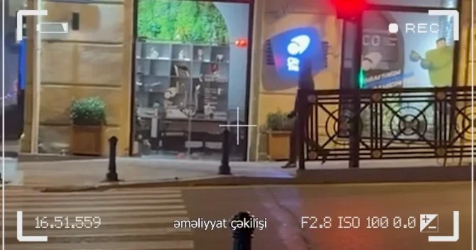 Bakıda narkotik alverçisinə qarşı əməliyyatın ANBAAN VİDEOSU