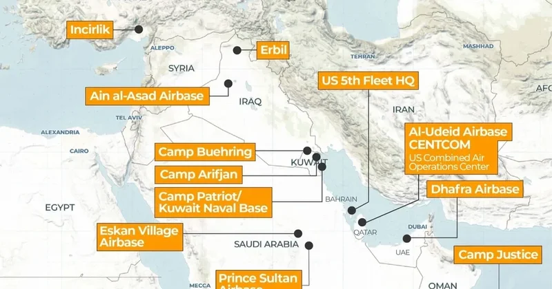 Sky News: базы США на Ближнем Востоке приведены в боевую готовность