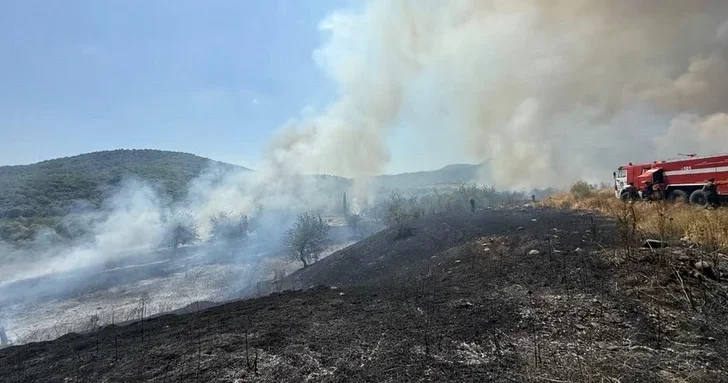 Брошенный окурок стал причиной крупного пожара в Ходжалы