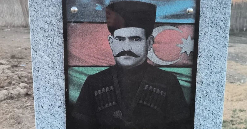 Cümhuriyyət zabitinin baxımsız qalmış məzarı bərpa edilib FOTO