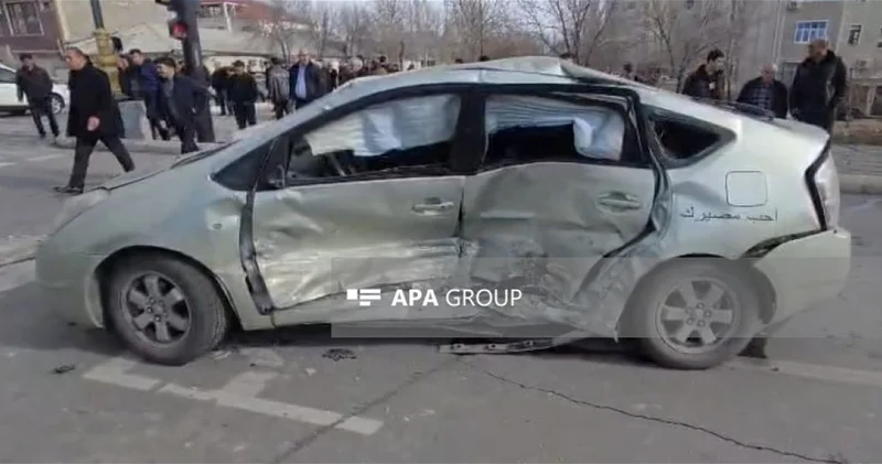 В Нахчыване произошло ДТП, есть пострадавшие