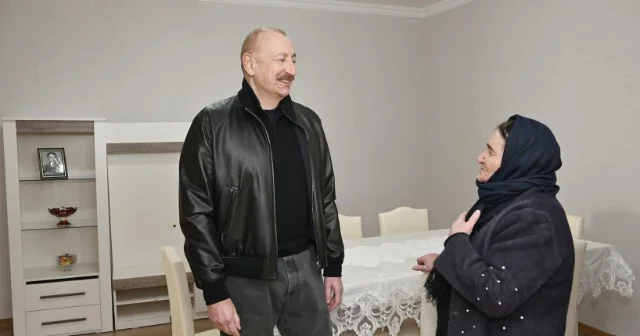 Prezident Kəmalə Dadaşovanın evində VİDEO