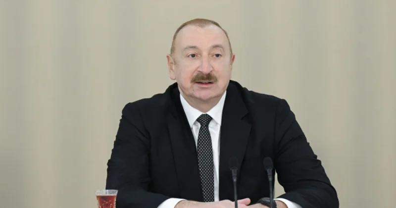 Ильхам Алиев в Тертере