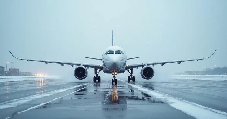 Непогода остановила авиасообщение в двух европейских столицах
