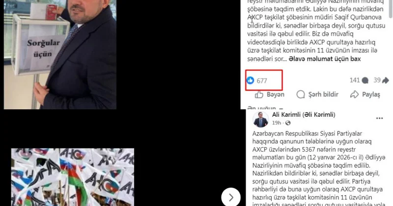 AXCP adlı qeyri qanuni qruplaşmada daha 3 altqruplaşma: Sədrlik uğrunda mübarizə pik həddində