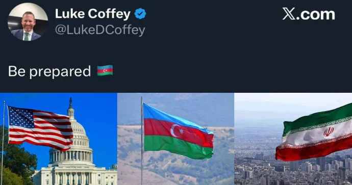 ABŞ li analitikin Azərbaycan bayrağı ilə paylaşdığı “hazır olun” mesajı kimədir? ŞƏRHÇİLƏR İZAH ETDİ