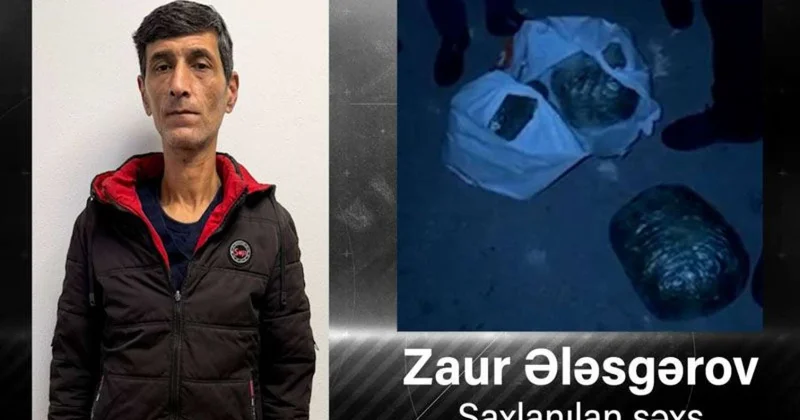 Paytaxtda narkobaron saxlanıldı ƏMƏLİYYAT GÖRÜNTÜLƏRİ