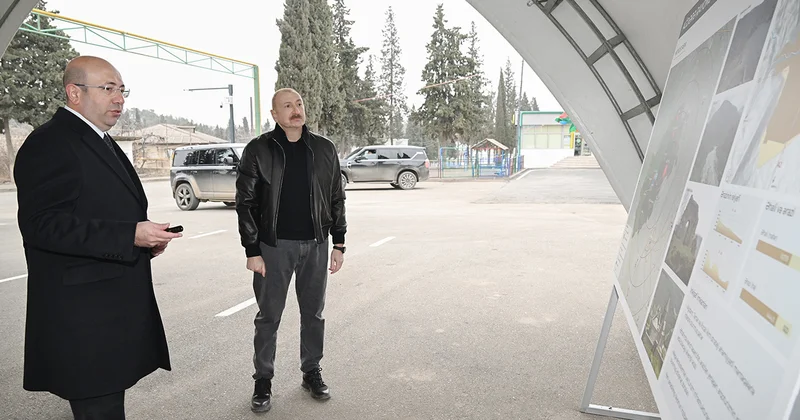 İlham Əliyev Ağdərənin Baş planı ilə tanış oldu Fotolar