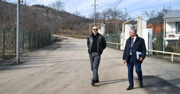 Prezident İlham Əliyev Ağdərə rayonunda olub FOTOLAR