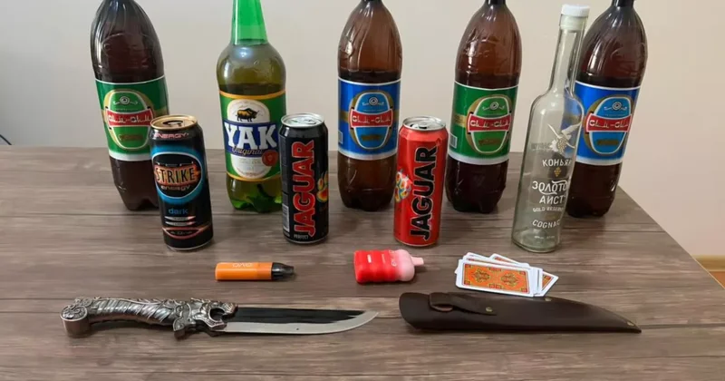 Ножи и алкоголь: в столице Таджикистана пресечена шумная вечеринка подростков