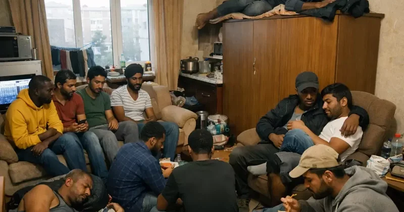 В алматинской однушке жили 109 мигрантов