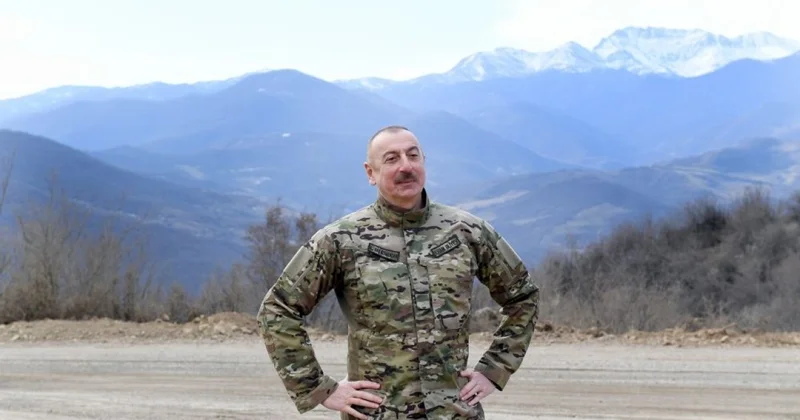 İlham Əliyev Ağdərədə FOTO