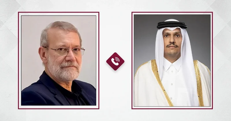 Лариджани обсудил с премьером Катара протесты в Иране