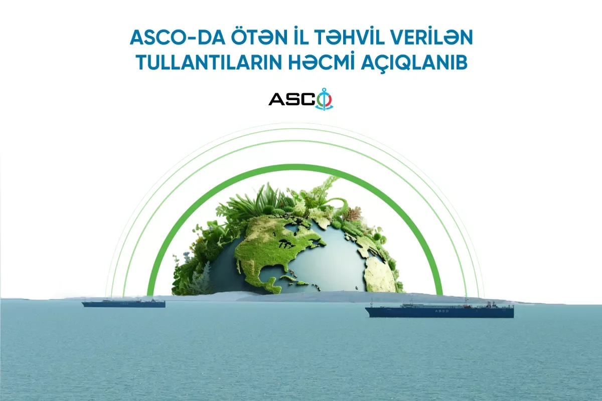 ASCO передало более 100 тыс. м³ отходов на переработку