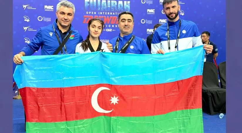 Azərbaycan taekvondoçuları “Fujairah Open” beynəlxalq turnirində 6 medal qazanıblar